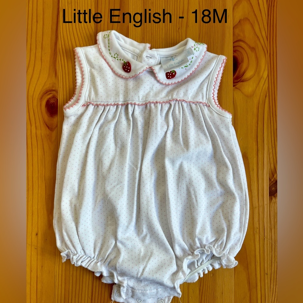 Little English strawberry bubble